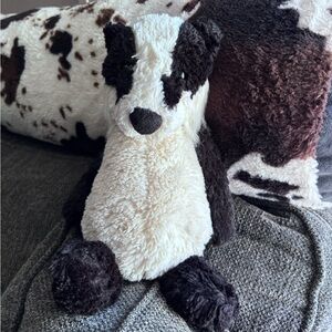 Jellycat Bashful Badger Plush 12” Retired